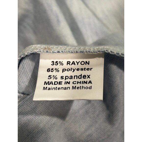 Sleeveless Blue Tie-Dye Maxi Dress With Side Pockets XXL Lightweight & Casual - Picture 9 of 10